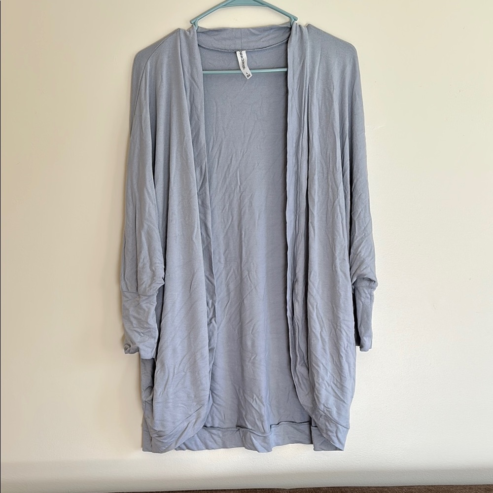 Zenana Outfitters Light Gray Cardigan